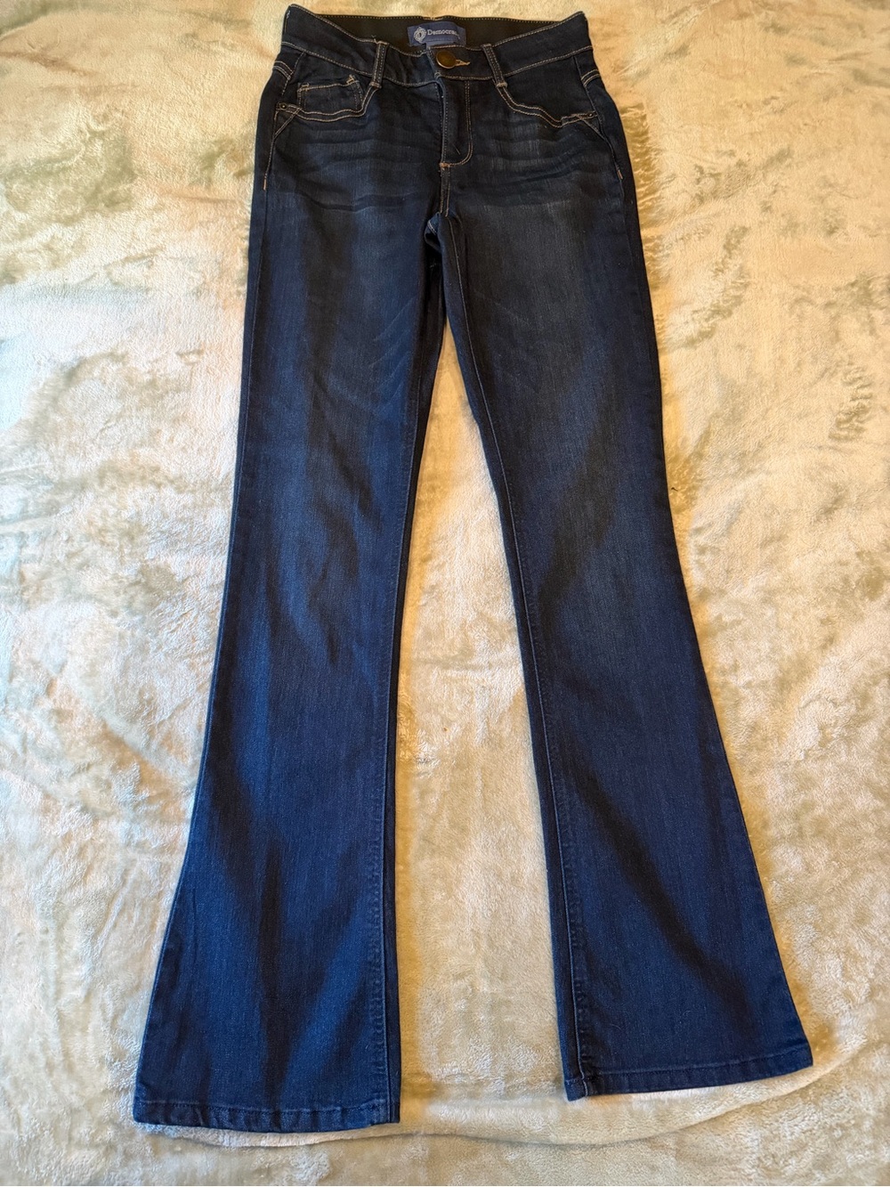 Democracy Dark Blue Flare Jeans Sz 0